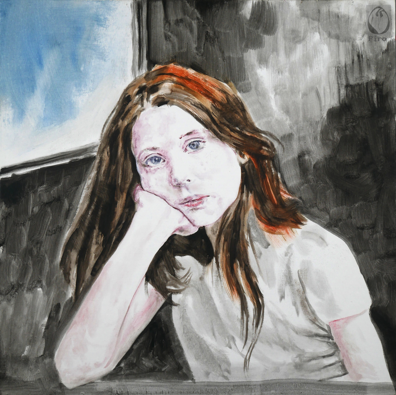oil on canvas - olio su tela di Piro